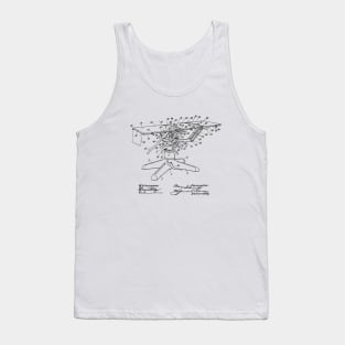 Operating Table Vintage Patent Hand Drawing Tank Top